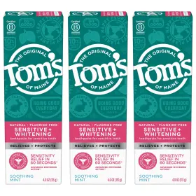 B0BM23Y9JF TOMS OF MAINE Sensitive Whitening Fluoride