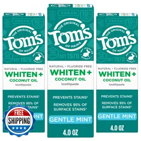 B0DCNDNVY2 TOMS OF MAINE Whiten Coconut Oil Fluoride Natural