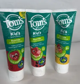 BV9T TOMS OF MAINE Kids Toothpaste Pack Flavor Dye