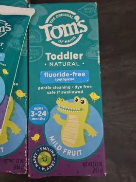 PS0043077 TOMS OF MAINE Toothpaste Natural Toothbrush Toddler #2
