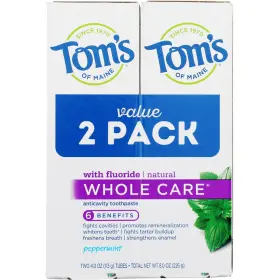 TS0356 TOMS OF MAINE Care Toothpaste Fluoride Peppermint