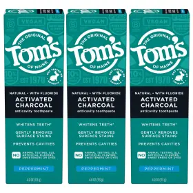 US06149A TOMS OF MAINE Whitening Toothpaste Fluoride Peppermi