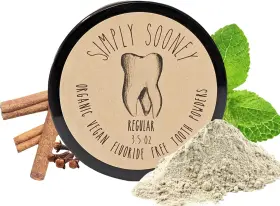 312RTPJ TOOTH POWDER Remineralizing Vegan Fluoride Formula