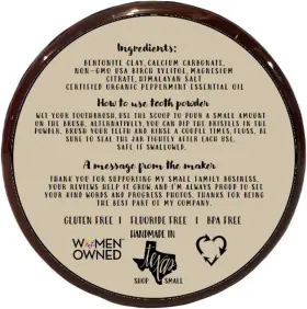 313113353377 TOOTH POWDER Fluoride Remineralizing Toothpaste #2