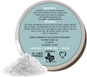 705353383601 TOOTH POWDER Remineralizing Vegan Mineral Nano #2