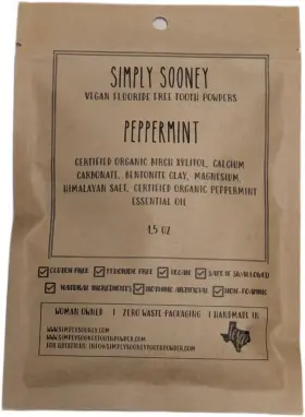 705353572456 TOOTH POWDER Remineralizing Vegan Fluoride