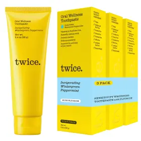 854679008085 TWICE Remineralizing Toothpaste Whitening Sls