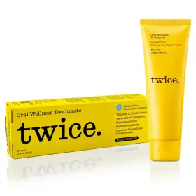 Toothpaste TWICE Oral Wellness Wintergreen Peppermint Plant
