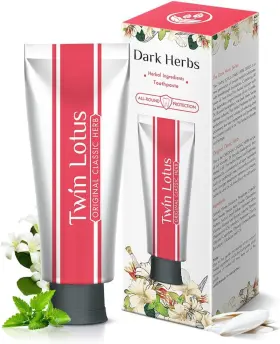 445012958926 TWIN LOTUS Classic Herb Toothpast Fluoride Gmo