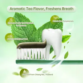 850348614481 TWIN LOTUS Natural Herbal Toothpaste High Tea #2