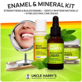 10281 UNCLE HARRYS Natural Remineralization Whitening Kit #2