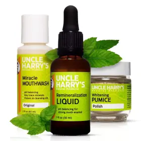 10281 UNCLE HARRYS Natural Remineralization Whitening Kit