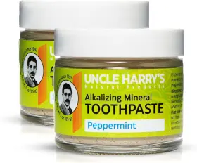 4325638460 UNCLE HARRYS Peppermint Remineralizing Toothpaste