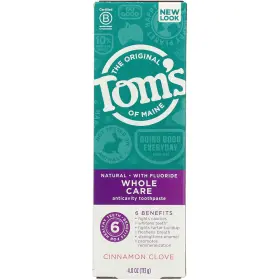 15335 UNFI Toms Maine Toothpaste Fluoride Cinnamon Clove