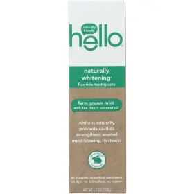 56801 UNFI Hello Naturally Whitening Fluoride Toothpaste