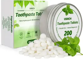 445045354375 USKICH Toothpaste Tablets Whitening Travel Tabs