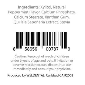Wd-cte-pm WELDENTAL Chewtab Toothpaste Tablets Peppermint #3