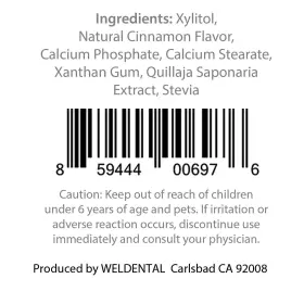 Wd-cte-cn WELDENTAL Chewtab Toothpaste Tablets Cinnamon #3