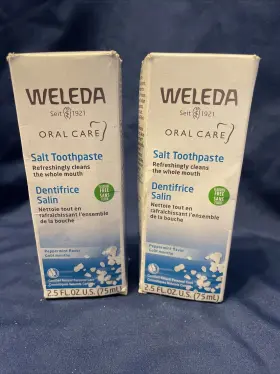 001638098090 WELEDA Salt Toothpaste Tubes