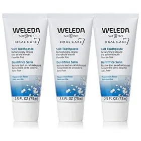 6758 WELEDA Natural Salt Toothpaste Pack Fluoride Peppermint