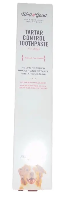 COL1623B TOOTHPASTE Tartar Control Dogs Vanilla Flavor