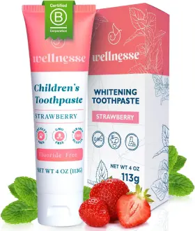 445018034013 WELLNESSE Kids Hydroxyapatite Toothpaste Xylitol