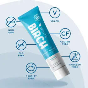 752830150867 WHITE BIRCH Toothpaste Whitening #3