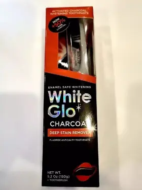 879226001166 WHITE GLO Baking Soda Toothpaste Maximum Brush #2