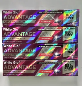 879226001524 WHITE GLO Advantage Corrector Toothpaste