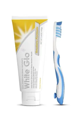 COMINE3016171 WHITE GLO Smokers Formula Whitening Toothpaste