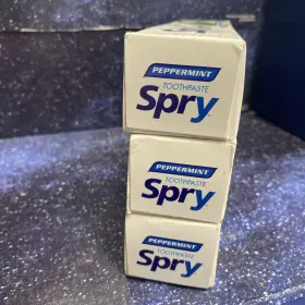 700596000506 XLEAR Spry Toothpaste Peppermint Fluoride #3