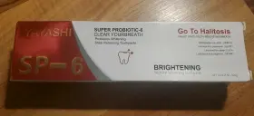 SP-6 YAYASHI Probiotic Whitening Toothpaste Oral
