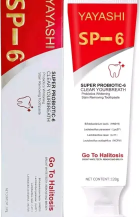 SP-6 YAYASHI Pack Yourbreath Probiotic Whitening Toothpaste