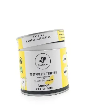 691835932323 YOUCLEAN Refill Pack Toothpaste Tablets Natural