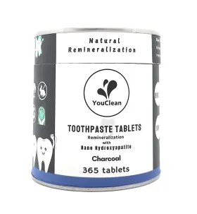 691835932422 YOUCLEAN Refill Pack Toothpaste Tablets Natural