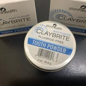093141104843 ZION HEALTH Flavor Claybrite Powder Fluoride #2