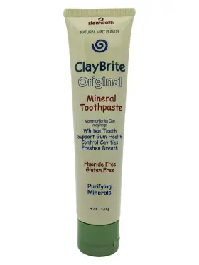 349134 ZION HEALTH Claybrite Toothpaste Paste