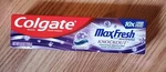 Colgate Maxfresh With Whitening Knockout Gel Toothpaste Mint Fusion 6 Oz. Fixed Price $5.00.