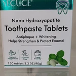 Yecuce Nano Hydroxyapatite Toothpaste Tablets Antiplaque Whitening Peppermint. Fixed Price $8.00.