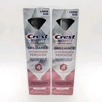 Crest 3d White Brilliance Hydrogen Peroxide Toothpaste 3.8oz Lot 2 Fresh Mint. Fixed Price $19.92.