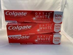 3 Colgate Optic White Stain Fighter Clean Mint Toothpaste, 2.0oz. Fixed Price $13.29.