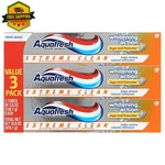 Aquafresh Extreme Clean Whitening Action Fluoride Toothpaste, 5.6 Oz (3 Pack). Fixed Price $11.99.