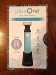 Plusone Intimate Groomer Set Body Hair Trimmer + Mini Personal Massager. New. Fixed Price $17.95.