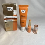 Roc Multi Correxion Revive + Glow Moist Spf 30 Sunscreen 1.7oz+ Eye Balmexp 6/25. Fixed Price $27.00.