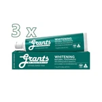 3 X Grants Whitening Natural Toothpaste With Baking Soda & Spearmint 110g. Fixed Price $17.84.