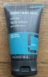 New Every Man Jack Face Lotion Post Shave Natural Menthol Mint 4.2 Oz. Fixed Price $24.95.