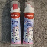 2 Pack Colgate Kids Unicorn Toothpaste Pump With Fluoride 4.4 Ounce Ages 6+. Fixed Price $13.99.