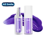 Azsmile V34 Colour Corrector Purple Teeth Whitening Toothpaste Serum Pap. Fixed Price $11.99.