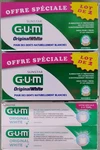Sunstar Gum Original White Toothpaste 3 2-packs (6 Tubes) 75ml 2.5oz Exp 07/2027. Fixed Price $24.97.