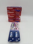 Colgate Optic White Purple Fresh Mint Toothpaste 4.2 Oz Lot Of 4 & 2 Brushes. Fixed Price $21.99.
